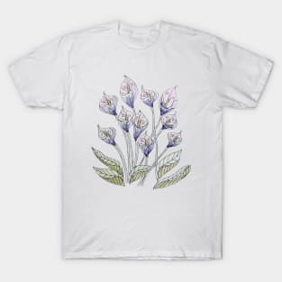 Calla Lily watercolour T-Shirt